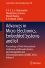 Cover: Advances in Micro-Electronics, Embedded Systems and IoT - Springer