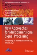 Cover: New Approaches for Multidimensional Signal Processing - Springer