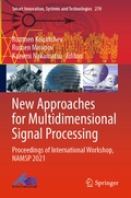 Cover: New Approaches for Multidimensional Signal Processing - Springer