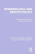 Cover: Epidemiology and Health Policy - Routledge