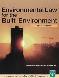 Abbildung von: Environmental Law for The Built Environment - Routledge Cavendish