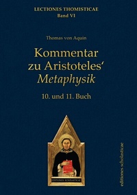 Abbildung von: Kommentar zu Aristoteles' Metaphysik - Editiones Scholasticae