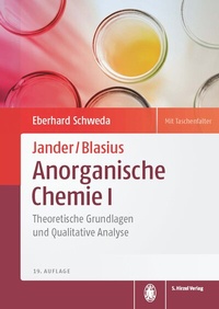 Abbildung von: Jander/Blasius | Anorganische Chemie I - Hirzel