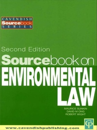 Abbildung von: Sourcebook on Environmental Law - Routledge Cavendish