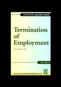 Bild: Practice Notes on Termination of Employment Law - Routledge Cavendish