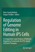 Cover: Regulation of Genome Editing in Human iPS Cells - Springer