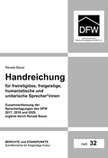Cover: Handreichung f&uuml;r freireligi&ouml;se, freigeistige, humanistische und unitarische Sprecher*innen - Angelika Lenz Verlag