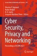 Cover: Cyber Security, Privacy and Networking - Springer