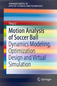 Enlarge image Cover: Motion Analysis of Soccer Ball - Springer