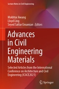 Cover: Advances in Civil Engineering Materials - Springer