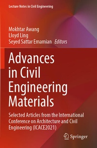 Enlarge image Cover: Advances in Civil Engineering Materials - Springer