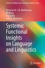 Cover: Systemic Functional Insights on Language and Linguistics - Springer