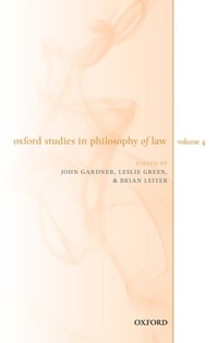 Abbildung von: Oxford Studies in Philosophy of Law Volume 4 - OUP eBook