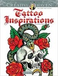 Cover: Creative Haven Tattoo Inspirations Coloring Book - Dover Publications Inc.