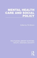 Cover: Mental Health Care and Social Policy - Routledge