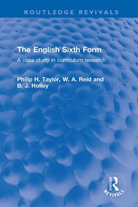 Enlarge image Cover: The English Sixth Form - Routledge