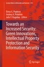 Cover: Towards an Increased Security: Green Innovations, Intellectual Property Protection and Information Security - Springer