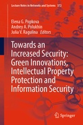 Cover: Towards an Increased Security: Green Innovations, Intellectual Property Protection and Information Security - Springer
