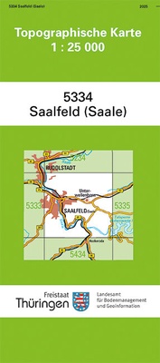 Abbildung von: Saalfeld (Saale) - Thüringer Landesamt für Bodenmanagement und Geoinformation