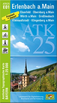 Abbildung von: ATK25-E01 Erlenbach a.Main (Amtliche Topographische Karte 1:25000) - Landesamt für Digitalisierung, Breitband und Vermessung, Bayern