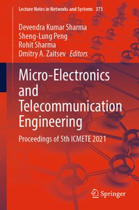 Enlarge image Cover: Micro-Electronics and Telecommunication Engineering - Springer