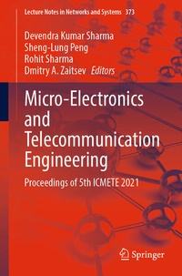 Enlarge image Cover: Micro-Electronics and Telecommunication Engineering - Springer