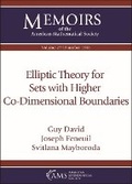 Cover: Elliptic Theory for Sets with Higher Co-Dimensional Boundaries - American Mathematical Society