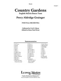 Cover: Country Gardens for Orchestra - Alfred Music