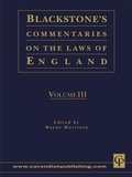 Bild: Blackstone's Commentaries on the Laws of England Volumes I-IV - Routledge Cavendish