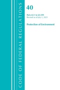Bild: Code of Federal Regulations, Title 40 Protection of the Environment 63.1-63.599, Revised as of July 1, 2021 - Bernan Press