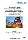 Cover: ECKM 2021- Proceedings of the 22nd European Conference on Knowledge Management - ACPIL