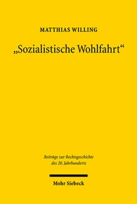 Abbildung von: "Sozialistische Wohlfahrt" - Mohr Siebeck