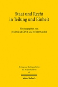 Abbildung von: Staat und Recht in Teilung und Einheit - Mohr Siebeck