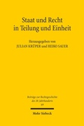 Cover: Staat und Recht in Teilung und Einheit - Mohr Siebeck