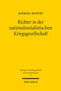 Abbildung von: Richter in der nationalsozialistischen Kriegsgesellschaft - Mohr Siebeck