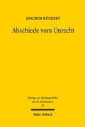 Abbildung von: Abschiede vom Unrecht - Mohr Siebeck