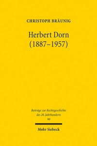 Abbildung von: Herbert Dorn (1887-1957) - Mohr Siebeck
