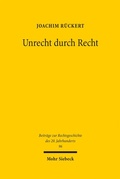 Bild: Unrecht durch Recht - Mohr Siebeck