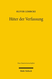 Abbildung von: Hueter der Verfassung - Mohr Siebeck