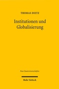 Cover: Institutionen und Globalisierung - Mohr Siebeck