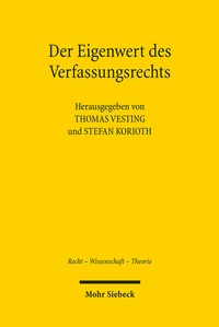 Abbildung von: Der Eigenwert des Verfassungsrechts - Mohr Siebeck