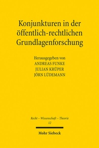 Abbildung von: Konjunkturen in der oeffentlich-rechtlichen Grundlagenforschung - Mohr Siebeck