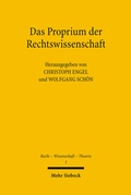 Abbildung von: Das Proprium der Rechtswissenschaft - Mohr Siebeck