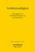 Abbildung von: Verhaeltnismaessigkeit - Mohr Siebeck