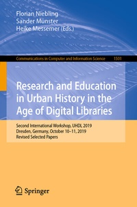 Abbildung von: Research and Education in Urban History in the Age of Digital Libraries - Springer