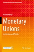 Cover: Monetary Unions - Springer