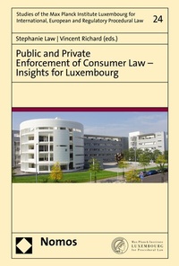 Abbildung von: Public and Private Enforcement of Consumer Law - Insights for Luxembourg - Nomos