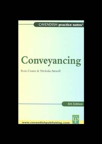 Enlarge image Cover: Practice Notes on Conveyancing - Routledge Cavendish