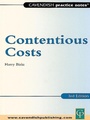 Cover: Practice Notes on Contentious Costs - Routledge Cavendish