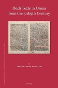 Cover: Ibadi Texts in Oman from the 3rd/9th Century - Brill